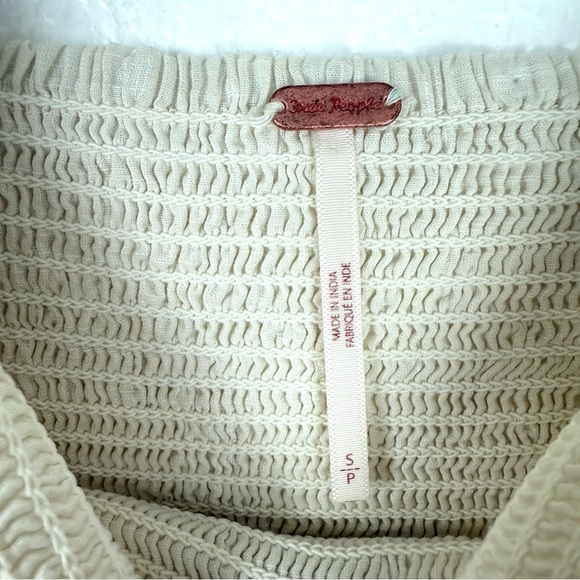 Free People Perfect Storm Midi Dress Tea Ivory Women's Size Small - Picture 7 of 11